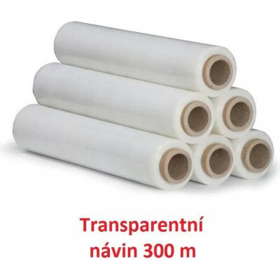 folie fixační 17 my, šíře 50 cm, návin 300 m, transparentní – Zboží Mobilmania