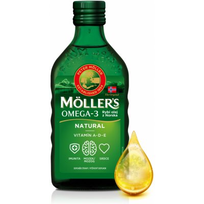 Möller`s rybí olej Omega 3 z tresčích jater s ovocnou příchutí 250 ml – Zbozi.Blesk.cz