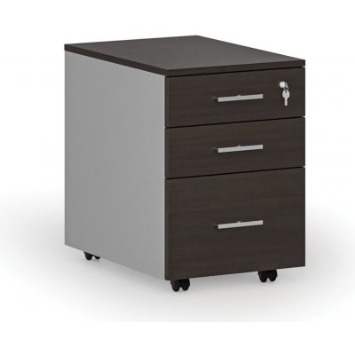 Primo Gray 3 zásuvky šedá + wenge – Zboží Dáma