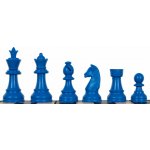 Sunrise Chess & Games Šachové figurky Staunton 6, plast král 95 mm modré – Hledejceny.cz