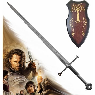 CHZ Aragornův ANDURIL SWORD OF KING Pán prstenů – Hledejceny.cz