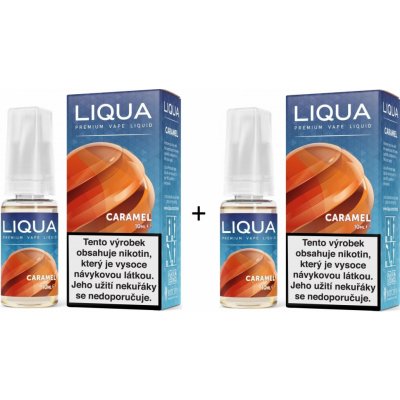 Ritchy Liqua Elements Caramel 10 ml 0 mg – Zboží Mobilmania