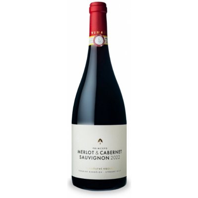 Vinařství Václav Merlot/Cabernet Sauvginon suché červené 2022 13,5% 0,75 l (holá láhev) – Hledejceny.cz