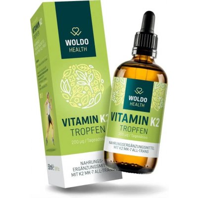 WoldoHealth Vitamín K2 rozpuštěný v MCT oleji 50 ml – Hledejceny.cz