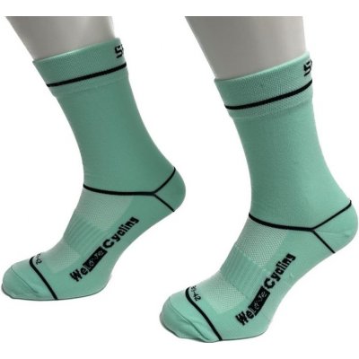 CYKLISTICKÉ ponožky ŠKODA DLOUHÉ original zelené