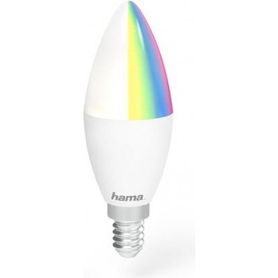 Hama 176583 WiFi chytrá RGB LED žárovka , E14, 4,5W