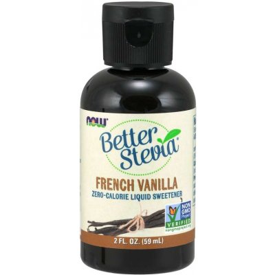 Foods NOW Better Stevia Liquid Francouzská vanilka 59 ml – Zboží Dáma