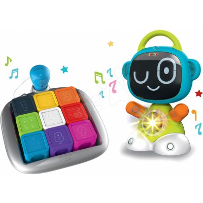 Smoby Set Robot TIC Smart s 3 naučnými hrami a chytrá hra kostky – Zboží Mobilmania