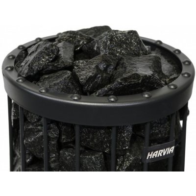 Harvia 10-15 cm 20 kg černý vulkanit – HobbyKompas.cz