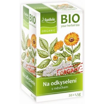 Apotheke Green BIO Na odkyselení čaj s měsíčkem 20 x 1,5 g