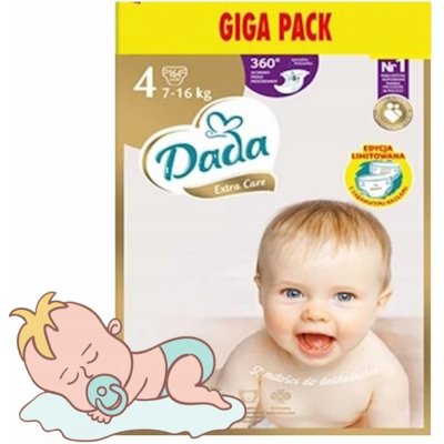 Dada Extra Care 4 Maxi 7-16 kg 164 ks – Zboží Dáma