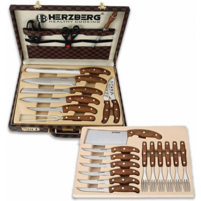 Herzberg HG-K25LB sada nožů 25 ks – Hledejceny.cz