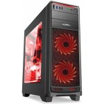 1stCOOL 1stCOOL Middle Tower GAMER 4, ATX black černý, bez zdroje, fulltower ATX (USB3+ Audio) (PC case) ML-GAMER4-AU-USB3