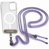 Přívěsky na mobil Picasee Cross-body phone strap - Fialový