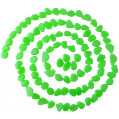 ISO 8766 Svítící kameny zelená 100 ks – Sleviste.cz