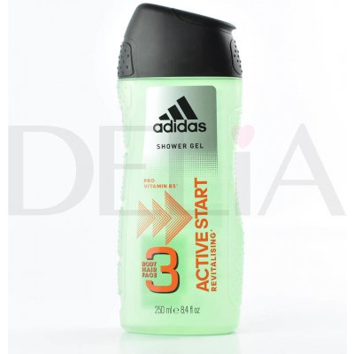 Adidas 3 Active Start Men sprchový gel 250 ml – Zboží Mobilmania