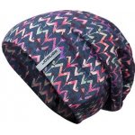 Sensor čepice merino impress černá floral – Zboží Dáma