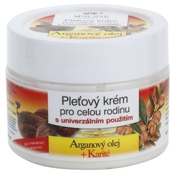 Bione Cosmetics arganový olej + Karité pleťový krém pro celou rodinu 260 ml