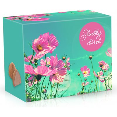 Selllot Belgické čokoládové lanýže s náplní champagne Růžové květy Sladký dárek 250 g – Sleviste.cz