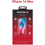 SKLO SWISSTEN FULL GLUE, COLOR FRAME, CASE FRIENDLY APPLE IPHONE 14 PLUS ČERNÉ – Zboží Živě