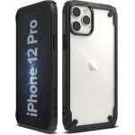 Ringke Fusion X transparentno-černý – Apple iPhone 12 / iPhone 12 Pro – Zboží Mobilmania