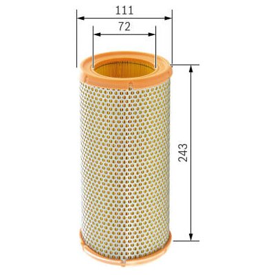 Vzduchový filtr BOSCH 1 457 433 229 – Hledejceny.cz