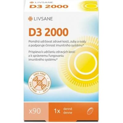 Livsane Vitamin D3 2000 IU 90 kapslí – Hledejceny.cz