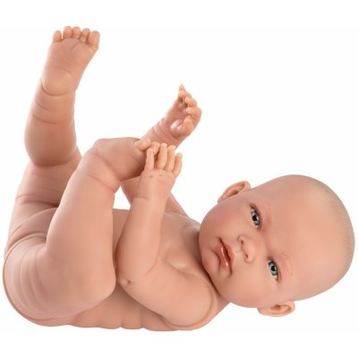 Llorens 84302 NEW BORN HOLČIČKA realistická miminko s celovinylovým tělem 43 cm – Zboží Mobilmania