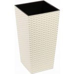 Lamela Květináč Finezja 250 x 250 mm ratan bílý – Hledejceny.cz