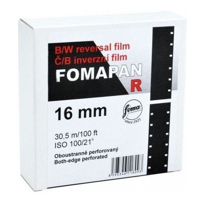 FOMA Fomapan R 100 / 16mm x 30,5m, oboustranně perforovaný – Zboží Mobilmania