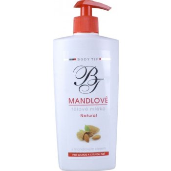 Body Tip Mandlové tělové mléko pro suchou pokožku 400 ml