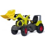 Rolly Toys Šlapací traktor Claas Arion 71024 s čelním nakladačem nafukovací kola – Zboží Dáma