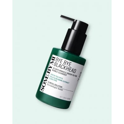 Some By Mi Pěnová maska ​​proti černým tečkám Bye Bye Blackhead 30 Days Miracle Green Tea Tox Bubble Cleanser - 120 g – Zboží Dáma