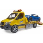 bruder auto odtahové služby MB Sprinter s autem Roadster se světlem a zvukem – Sleviste.cz