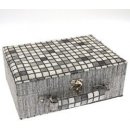 JKBox Cube Grey SP289 A3 šperkovnice