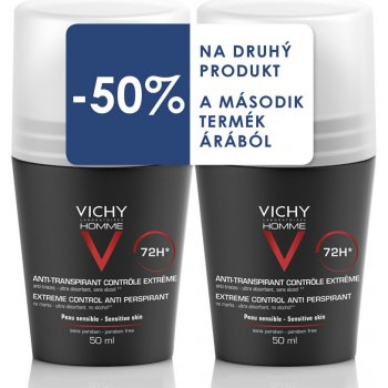 Vichy Homme roll on 2 x 50 ml dárková sada