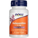 Now Foods Astaxanthin 4 mg 60 kapslí – Hledejceny.cz