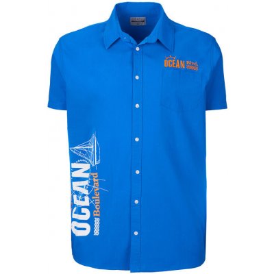 Identic 229 pánská košile modrá – Zboží Mobilmania