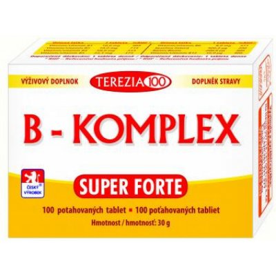 Terezia Company B-Komplex Super Forte 100 tablet – Zbozi.Blesk.cz