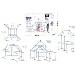 Mamido Magic forts Konstrukční stavebnice velké slámky a spojky 81 dílů – Sleviste.cz