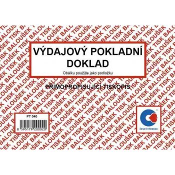 Baloušek Tisk PT040 Výdajový pokladní doklad JÚ