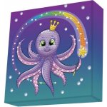DOTZIES Diamantové malování Kouzelná chobotnice 15 x 15 cm – Zboží Mobilmania