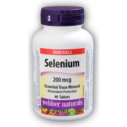 Webber Naturals Selen 200mcg 90 tablet