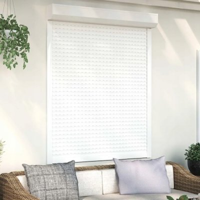 Vidaxl Předokenní roleta hliníková 120 x 150 cm bílá – HobbyKompas.cz