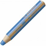 Stabilo Pastelka STABILO woody 3 v 1 barvička vodovka voskovka modrá 445847 – Hledejceny.cz