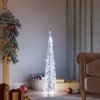 Vánoční osvětlení Nabytek XL Akrylový dekorativní světelný LED kužel studený bílý 90 cm