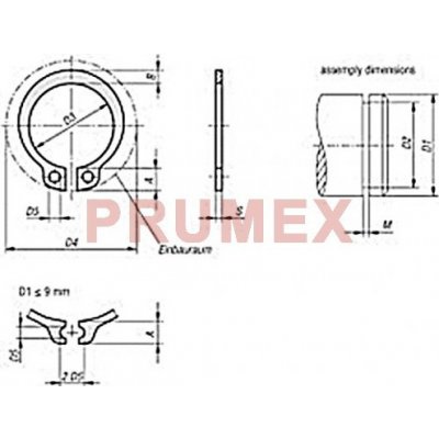 Pojistný kroužek na hřídel DIN 471 - 20 mm – Zboží Mobilmania
