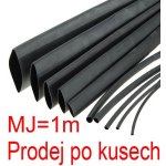 Smršťovací bužírka 1,5/0,75mm černá, balení 1m – Hledejceny.cz