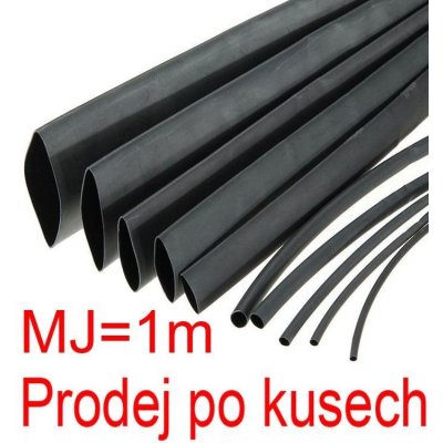 Smršťovací bužírka 1,5/0,75mm černá, balení 1m – Hledejceny.cz