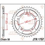 JT Sprockets JTR 1797-41 | Zboží Auto